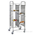 stainless steel fruit and vegetable trolley